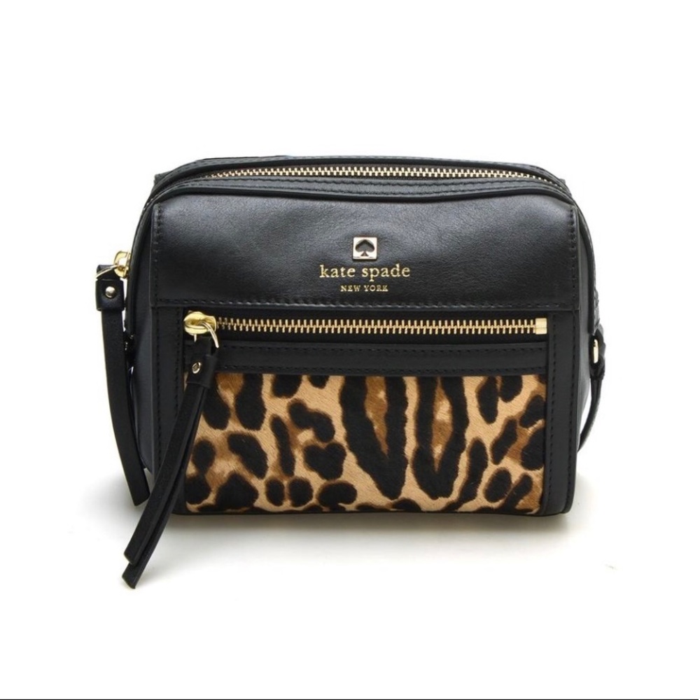 Kate Spade Calf Hair/Leather Leopard Crossbody